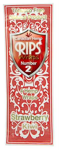 Rips Canadian Hemp Wraps No.2 Strawberry Kiwi