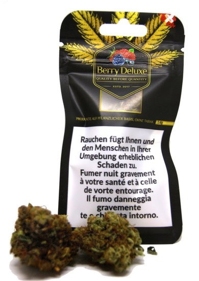 CBDeluxe Berry Deluxe CBD Hanfblüten Tabakersatz
