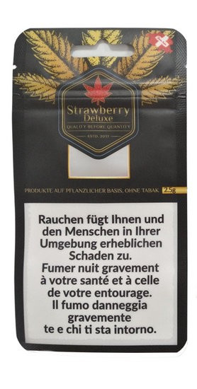 CBDeluxe Strawberry Deluxe CBD Hanfblüten Tabakersatz
