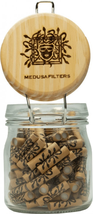 MEDUSA Aktiv-Cellulose Filter 6mm 100er Glas