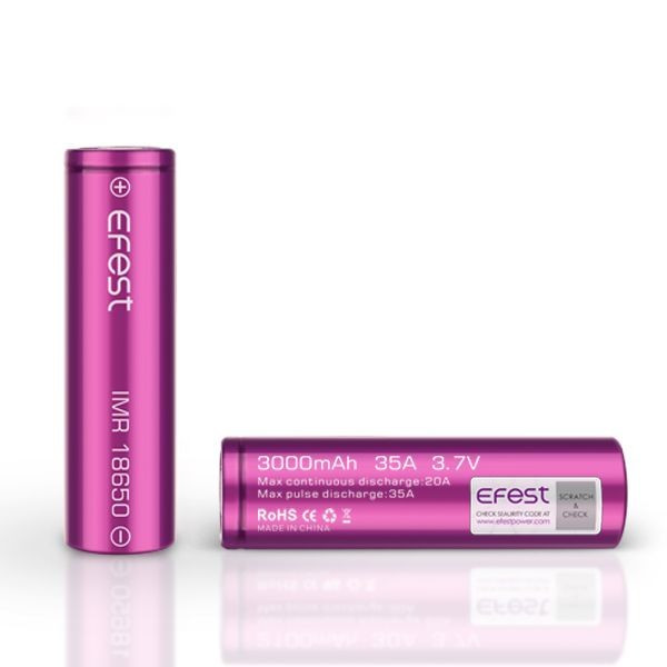 Efest 18650 3000mAh 35A Akku, 2 Stk.