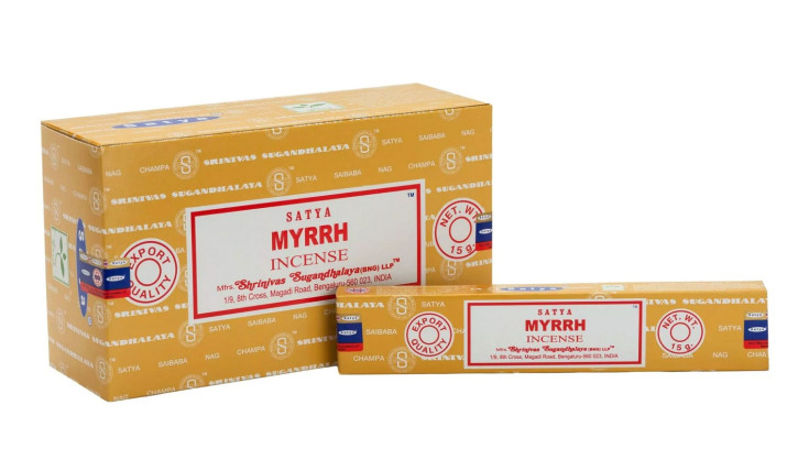Satya Myrrhe Räucherstäbchen