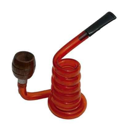 Acryl Spiral Pfeife 10cm