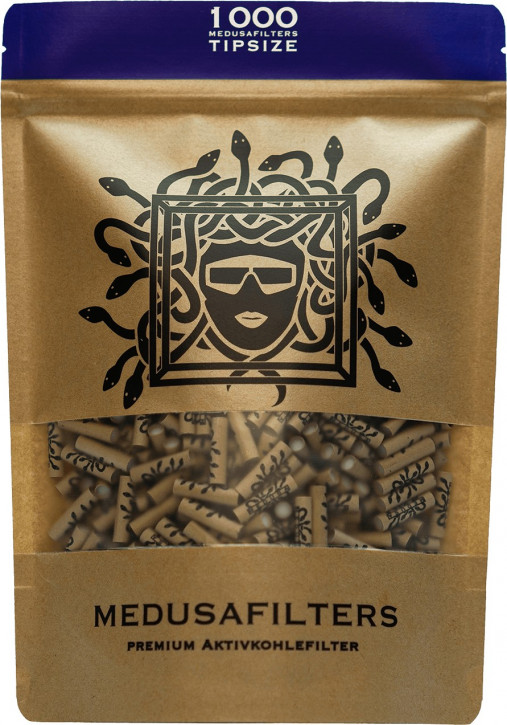 MEDUSA Aktiv-Cellulose Filter 6mm 1000 Stk.