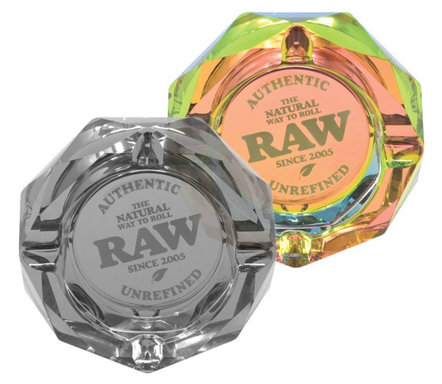 RAW Prisma Glas Aschenbecher