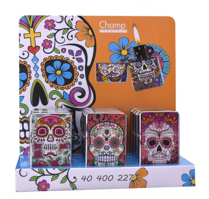 Champ Skull Zippo Feuerzeug