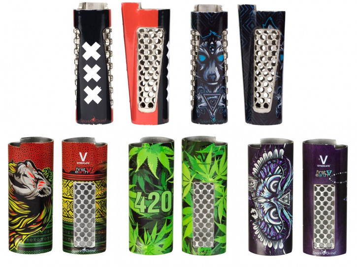 Spark N Grind Metallhülle für BIC / Clipper Feuerzeug