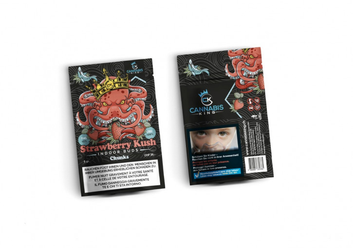 CK Strawberry Kush Chunks 5g Hanfblüten Tabakersatz