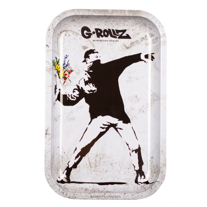 G-ROLLZ Banksy's Flower Thrower Medium Tray Mischpult