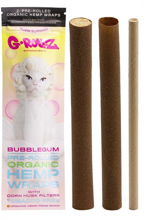 G-ROLLZ Blubblegum Pre-Rolled CBD Hemp Wraps 2x