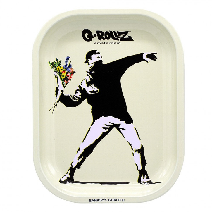 G-ROLLZ Banksy's Flower Thrower Small Tray Mischpult