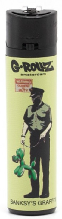 G-ROLLZ Banksy's Graffiti Feuerzeug Sand
