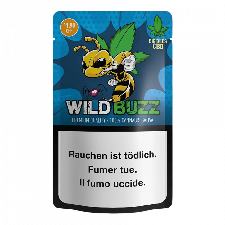 Wild Buzz Hanfblüten Tabakersatz