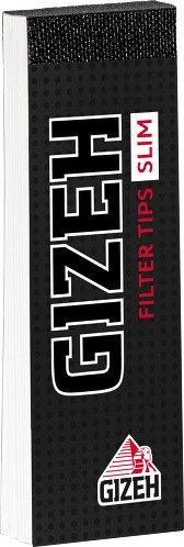 GIZEH Black Filter Tips Slim