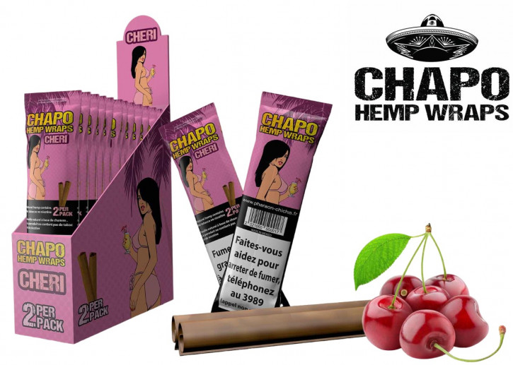 Chapo Hemp Wraps 2 Stk. Cheri