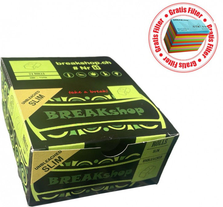 BREAKshop unbleached slim Rolls Box