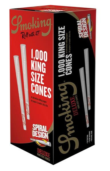 Smoking Deluxe King Size Cones 1000 Stk.