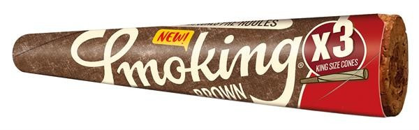 Smoking Brown King Size Cones 3 Stk.