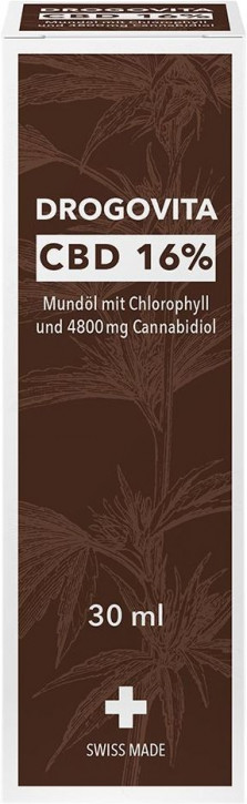 Drogovita CBD Mundöl 16% 30ml