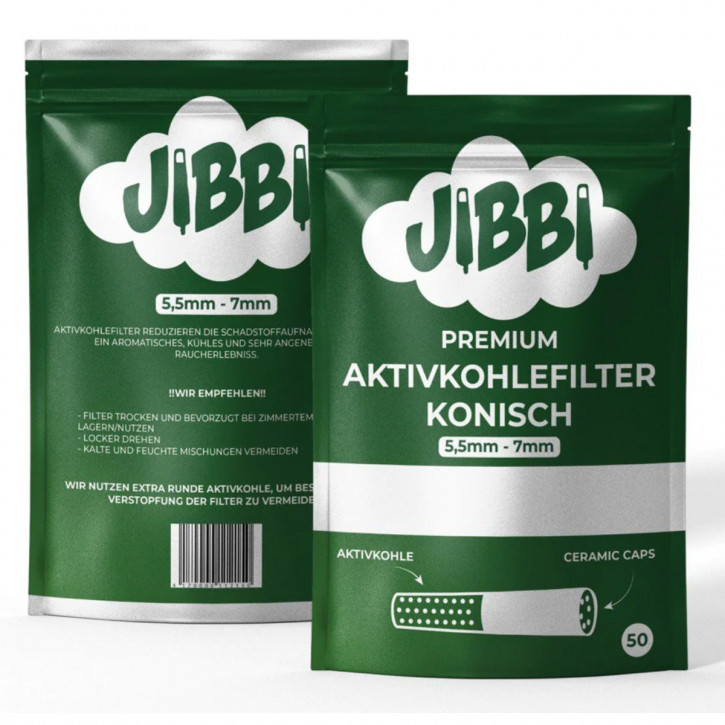 Jibbi Aktivkohlefilter 50 Stk.
