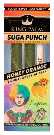King Palm Blunts MINI Wraps Suga Punch Honey Orange