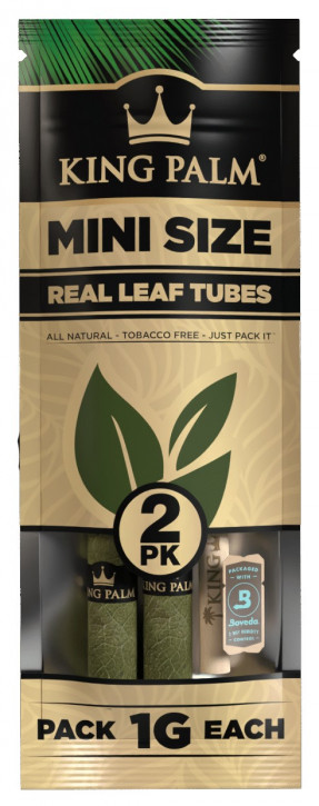 King Palm Blunts MINI Wraps Natural