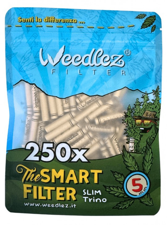 WEEDLEZ Slim Trino 5mm Zellulose + Keramik 250 Stk.