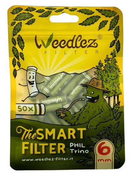 WEEDLEZ Phil Trino 6mm Zellulose + Keramik Green 50 Stk.