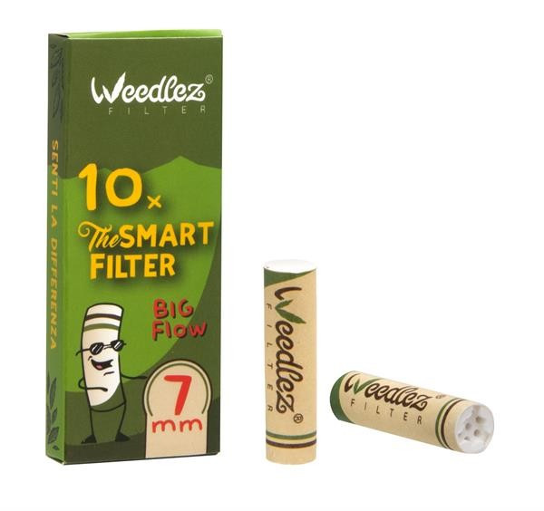 WEEDLEZ Big Flow 7mm Zellulose + Keramik Classic 10 Stk.