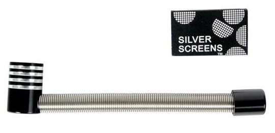 Metallpfeife Flexible inkl. Siebe 130mm