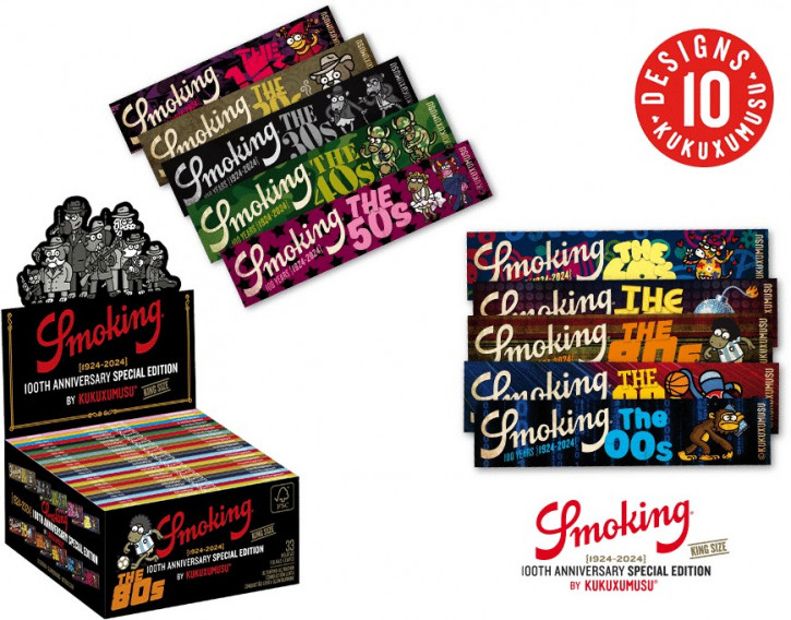 Smokings 100th Anniversary King Size Paper + Filtertips