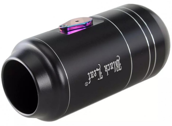 Black Leaf Aluminium Air Filter Pipe black