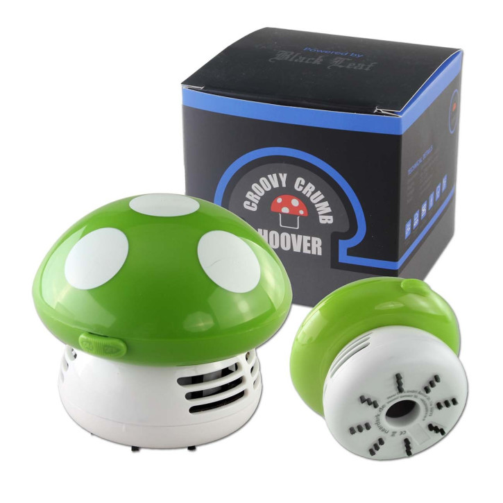 Brösel Staubsauger in Fliegenpilzform