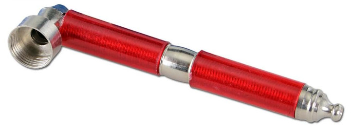 Schraubpfeife 120mm Rot