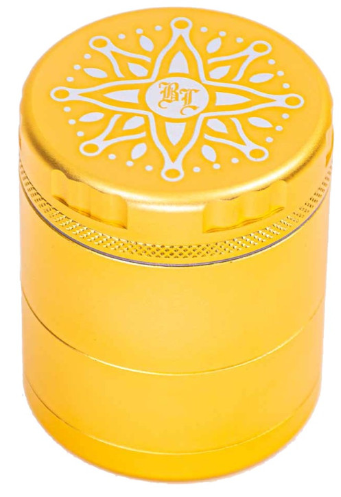 CNC-Flower Grinder 5tlg 50mm Gold