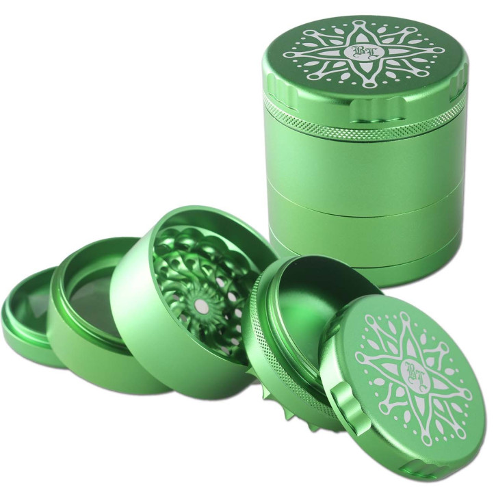 CNC-Flower-Grinder 5-tlg. 64mm Grün