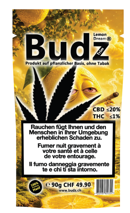 Budz Lemon Dream Trim Tabakersatz