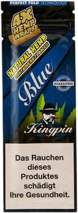Kingpin Hemp Wraps Blue