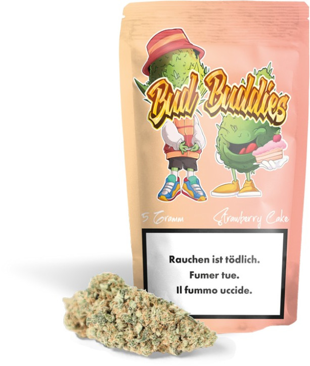 Bud Buddies Strawberry Cake 5g