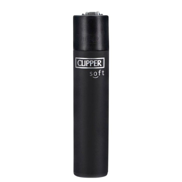 Clipper Feuerzeug Soft Touch Black