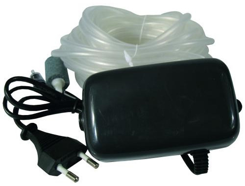 Luftpumpe 100 L/h Förderhöhe 1m mit Sprudelstein