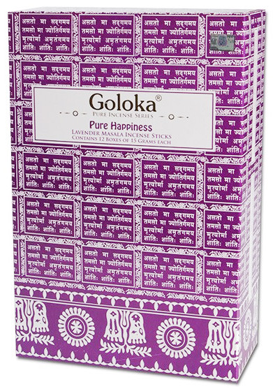 Goloka Happiness Lavendel Räucherstäbchen