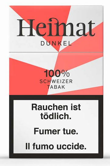 Heimat Dunkel Brune Zigaretten