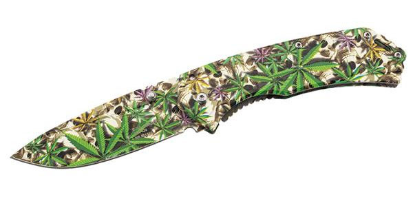 Klappmesser Herbertz Hanf Totenkopf