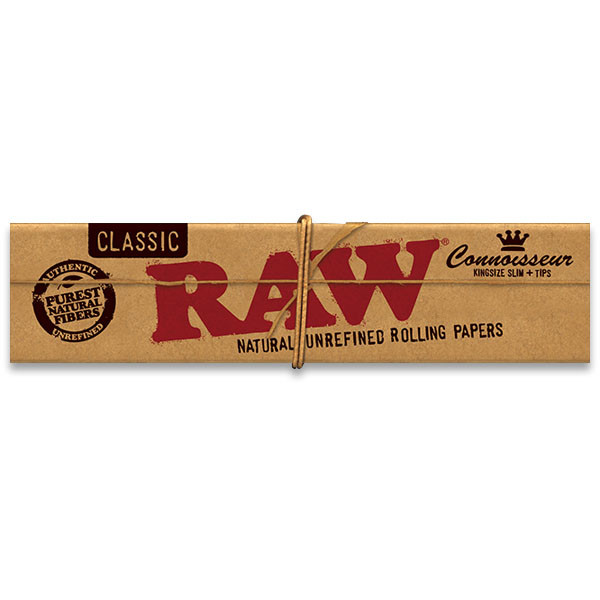 Raw Papers Slim mit Filter Raw Connoisseur