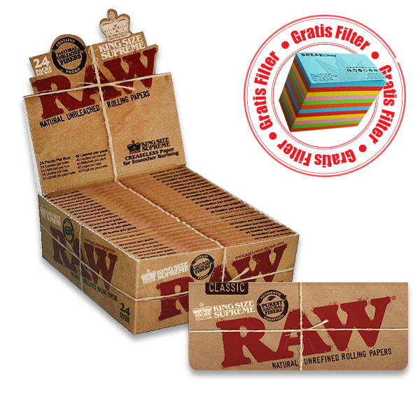 Raw Natural KingSize Supreme Papers