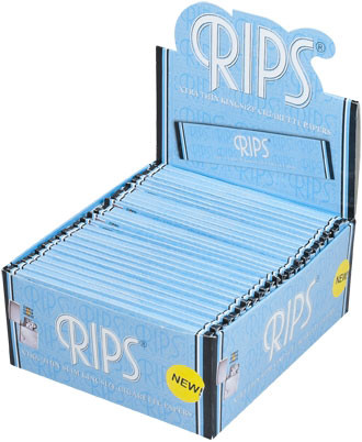 Rips Xtra Thin Blue KingSize Slim Papers