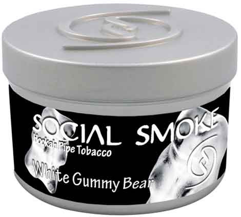 Social Smoke White Gummy Bear