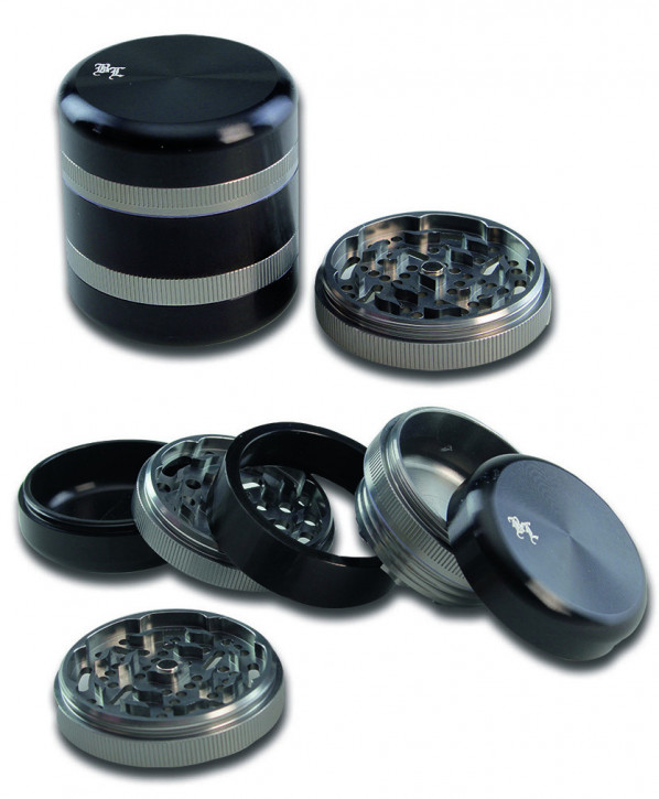 Black Leaf Aluminium Grinder 5tlg. 63mm