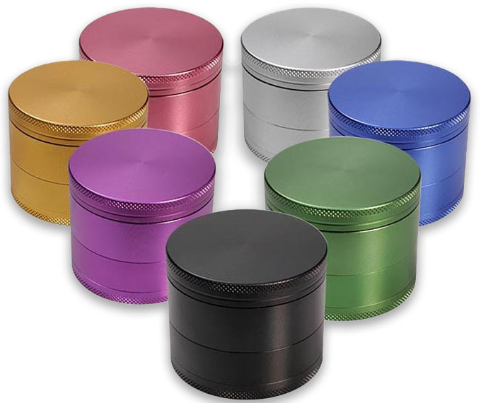 Black Leaf Masher Grinder - Aluminium 63mm 4tlg.